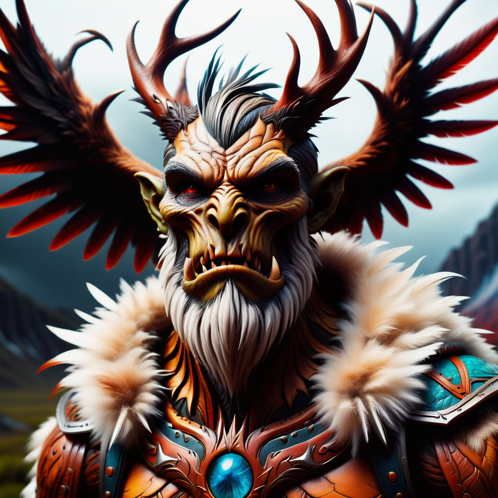 00204-[number]-605478120-hyper detailed masterpiece, dynamic, awesome quality, DonMR31nd33rXL orc, mix of human and bird features, humanoid upper body, s.png